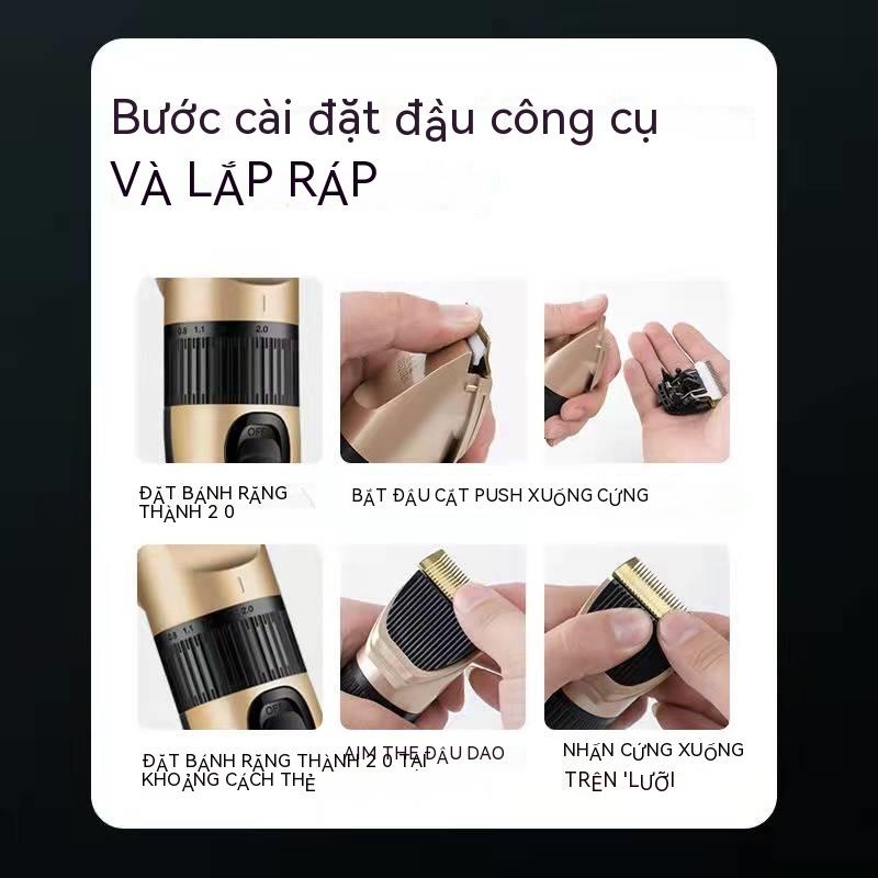 Bộ Tông Đơ Cắt Lông Cho Thú Cưng