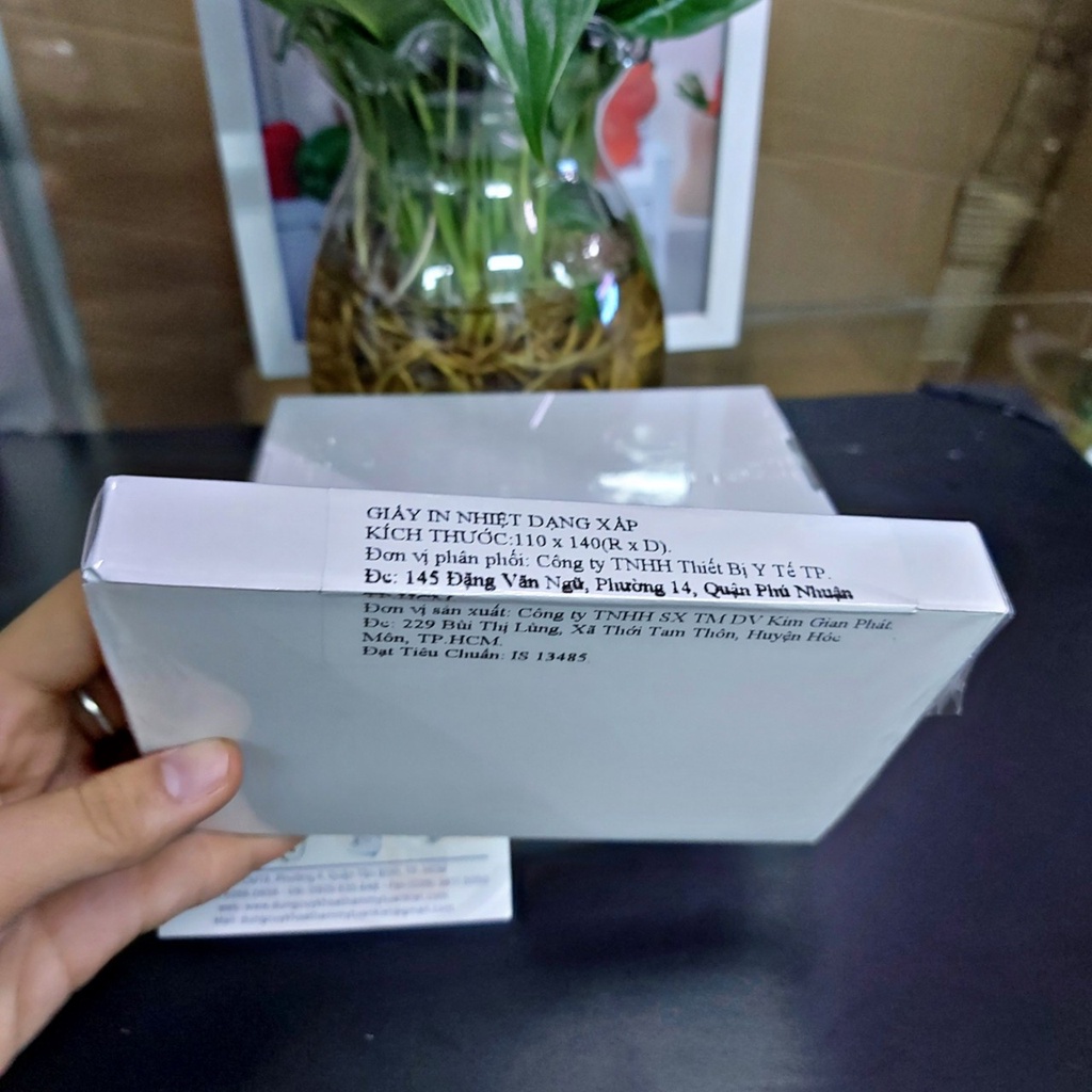 (Giao nhanh HCM) Giấy in sản khoa, giấy in nhiệt dạng xấp 110x140