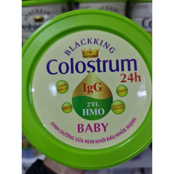 Sữa blackking colostrum 24h baby lon 900G date mới