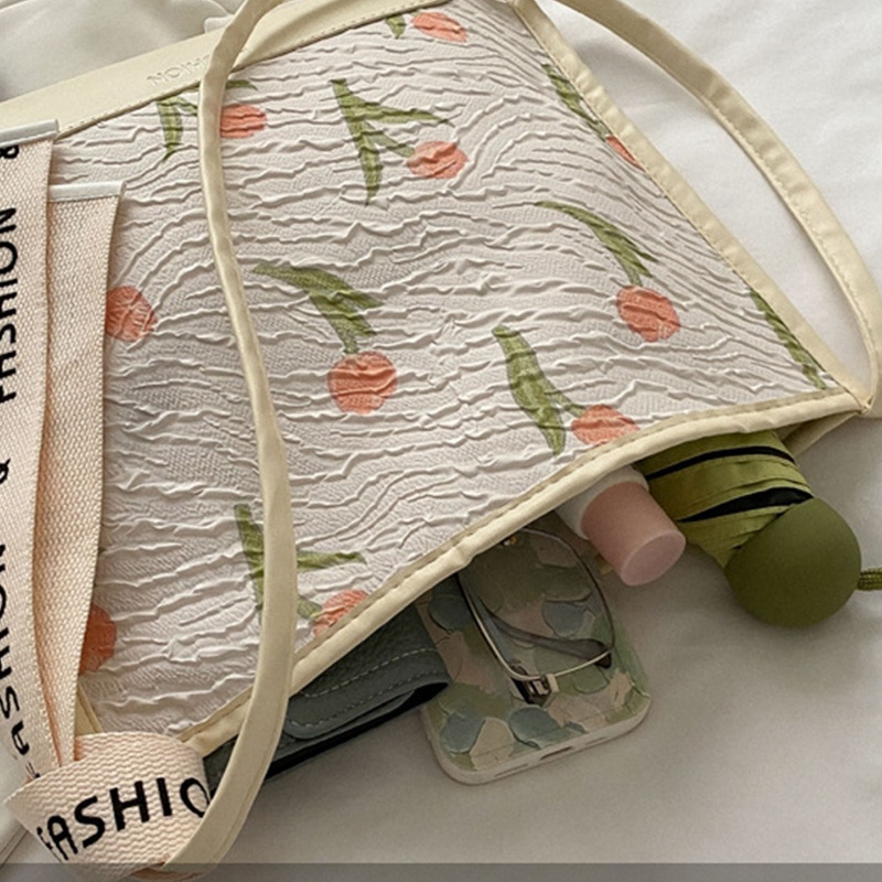 Túi Đeo Chéo Vai Họa Tiết Hoa Tulip Tinh Tế Dành Cho Nữ