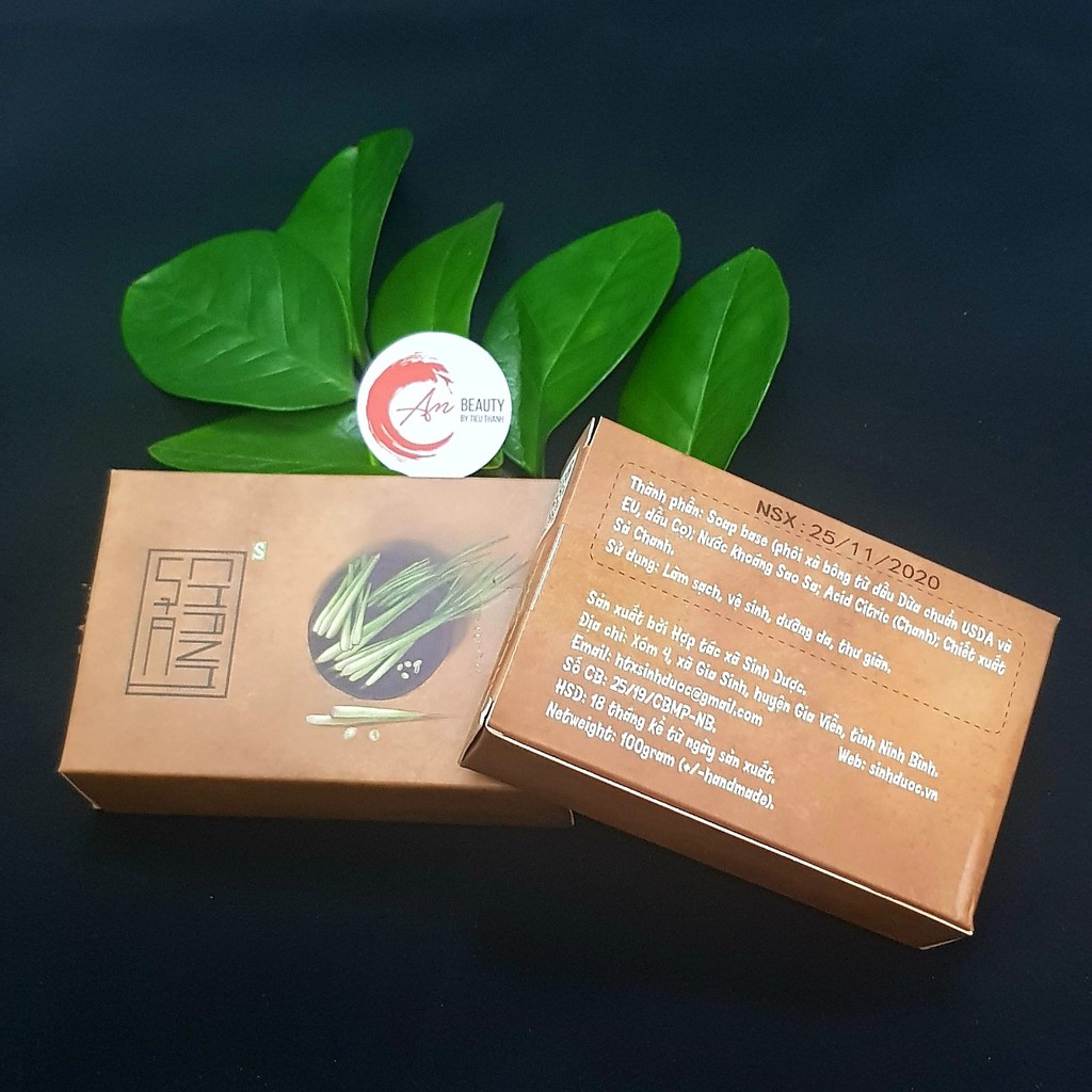 [TẶNG Túi lưới tạo bọt] +Xà phòng sả chanh Sinh Dược 100g | BigBuy360 - bigbuy360.vn