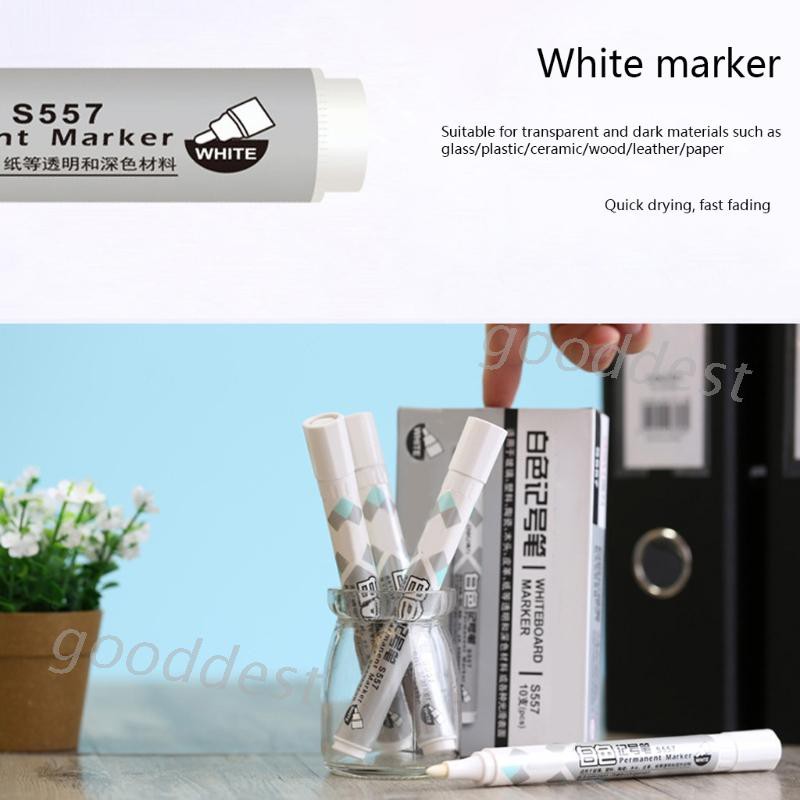 Bút Lông Màu Trắng Chống Thấm Nước