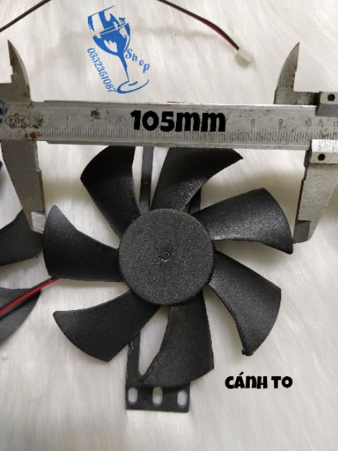 Quạt bếp từ, bếp hồng ngoại 18v to - bé