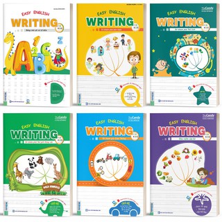 Sách - Combo 6 Cuốn Easy English Writing for Kids Vừa Học Vừa Chơi Cho Bé Dưới 6 Tuổi