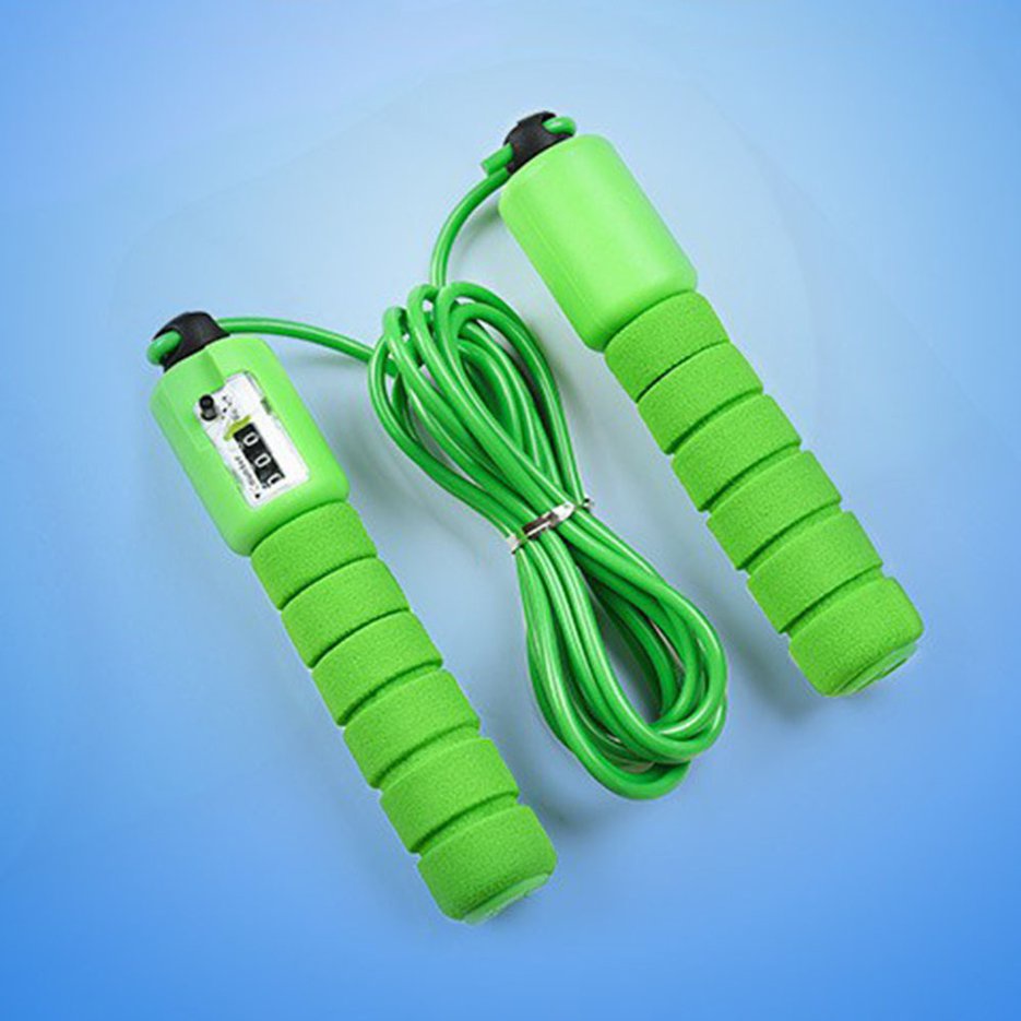 Dây nhảy đếm số tự động bằng nhựa mềm dẻo có thể điều chỉnh độ dài