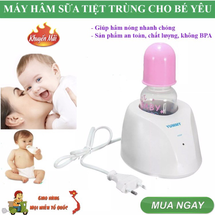 Máy Hâm Nóng Sữa,Máy Ủ Sữa Đa Năng Cho Bé Yummy 18A  An Toàn Và Tiện Lợi