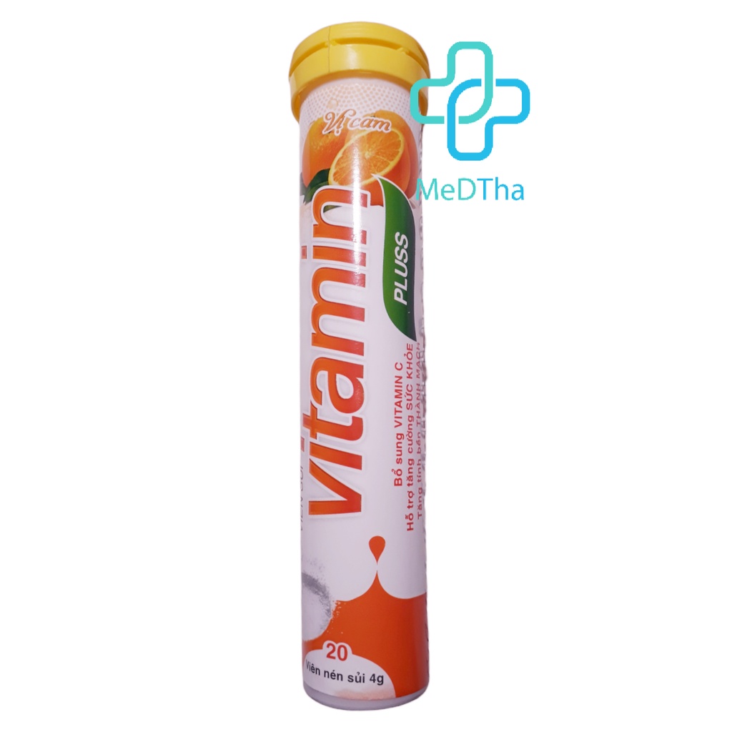 Viên Sủi Vitalcare Diamond - Vitamin Tổng Hợp, Vitamin C, Giải Nhiệt, Tăng Sức Đề Kháng (Tuýp 20V)