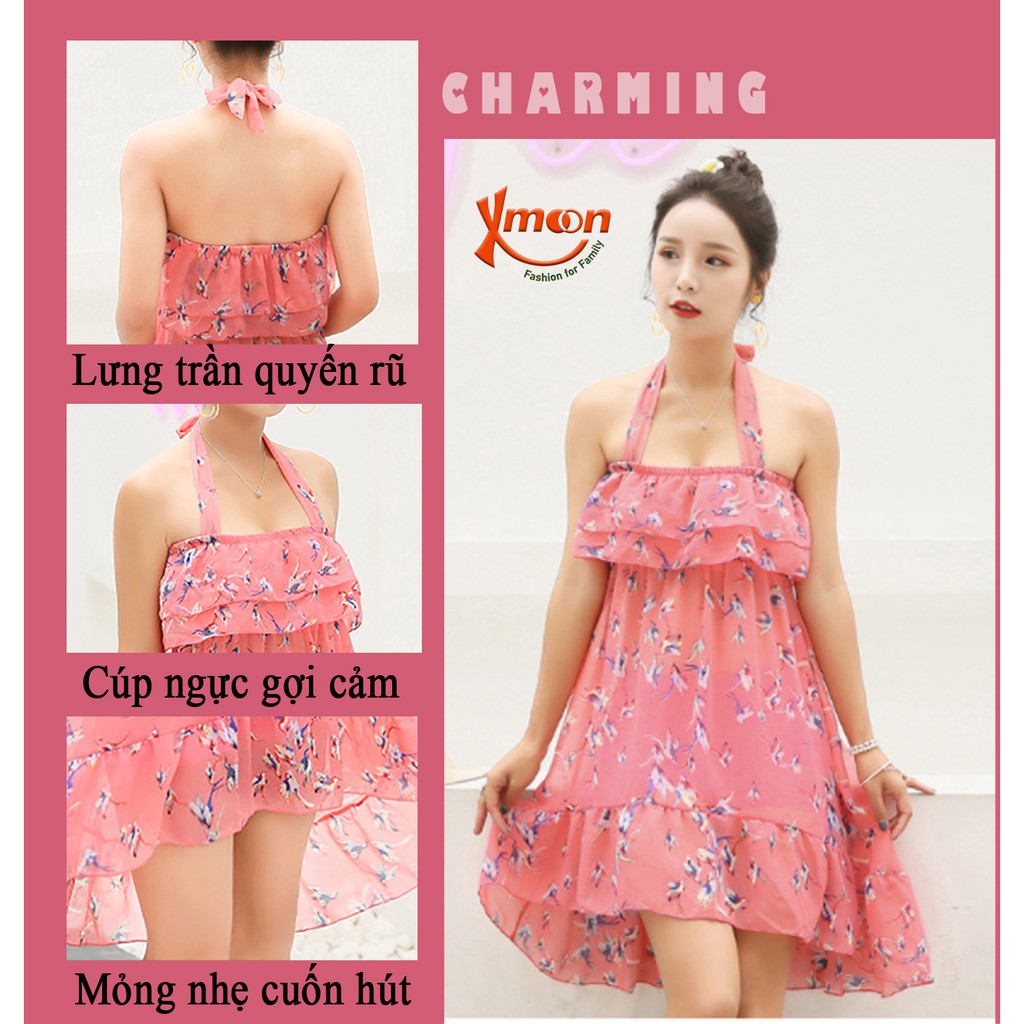 Váy đi biển đầm đi biển có đệm nâng ngực tặng kèm đồ bơi MH1730-36-50 | BigBuy360 - bigbuy360.vn