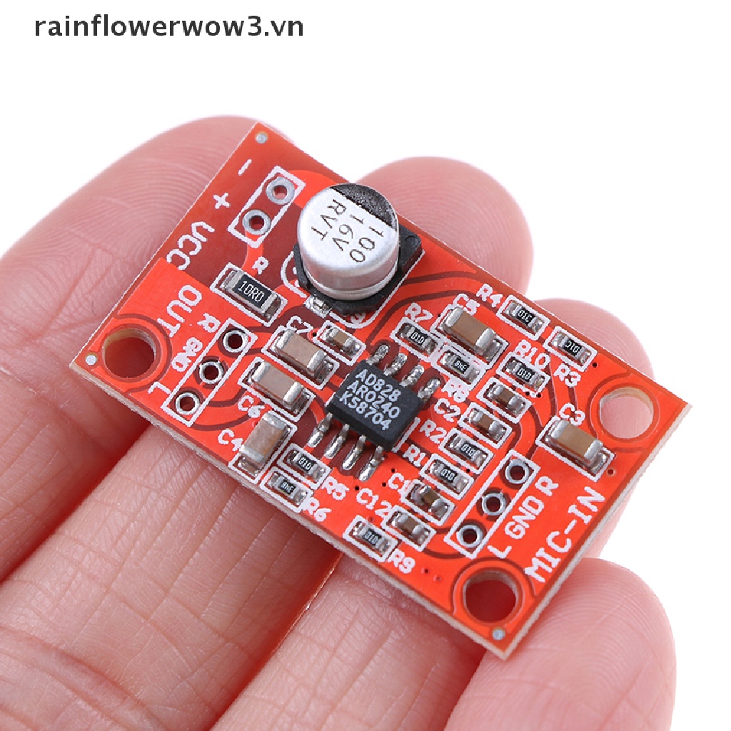 Bảng Mạch Khuếch Đại Âm Thanh AD828 DC 3.7V-15V Chuyên Dụng