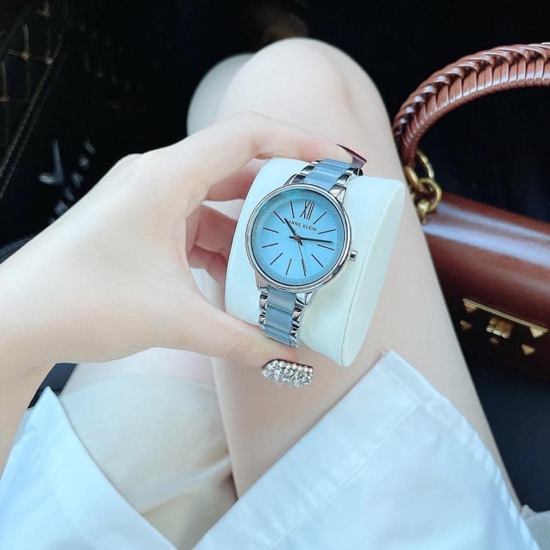 ĐỒNG HỒ NỮ ANNE KLEIN CHÍNH HÃNG ĐÁ XANH