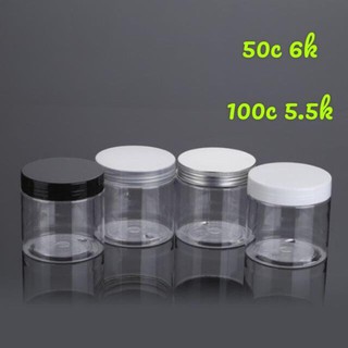 Hủ đựng kem nhựa pet trong 50g - hủ đựng mỹ phẩm