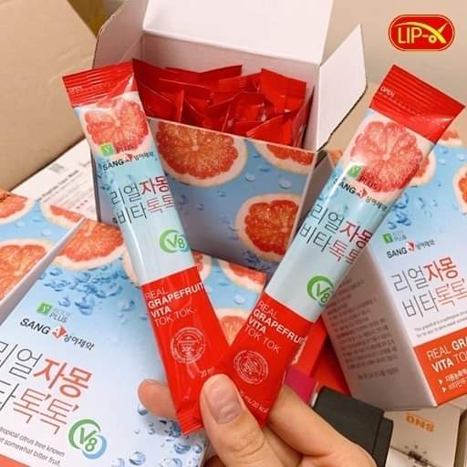Trà Bưởi Đỏ Giảm Cân Sanga 30 Gói  Hàn Quốc đẹp da, giữ dáng, ngon tuyệt
