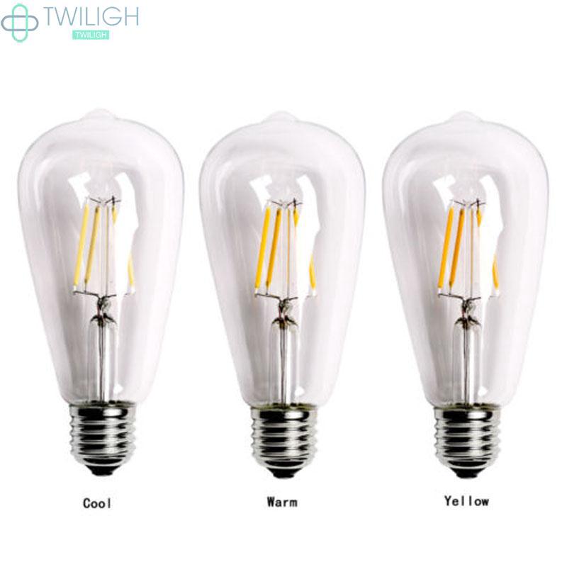Bóng đèn LED phong cách Edison dạng dây tóc 2W-8W ST64 E27