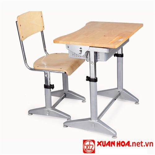 Bàn ghế học sinh Xuân Hòa BHS-14 chính hãng - Bảo hành 12 tháng