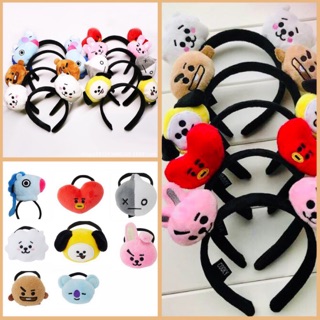 Combo BTS 1 Bờm tóc bts , 1 chun tóc bts