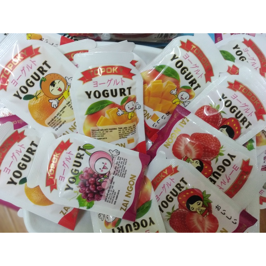 1200g thạch zai vị hoa quả sữa chua