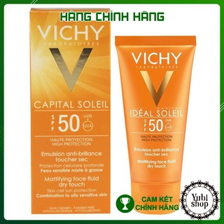 [HÀNG AUTH] KEM CHỐNG NẮNG VICHY - KEM CHỐNG NẮNG VICHY IDEAL SOLEIL SPF50+ PHÁP - HN