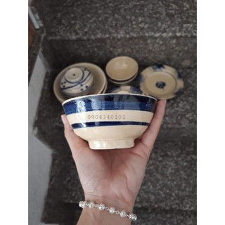 Chén ăn cơm kiểu gốm Nam bộ xưa