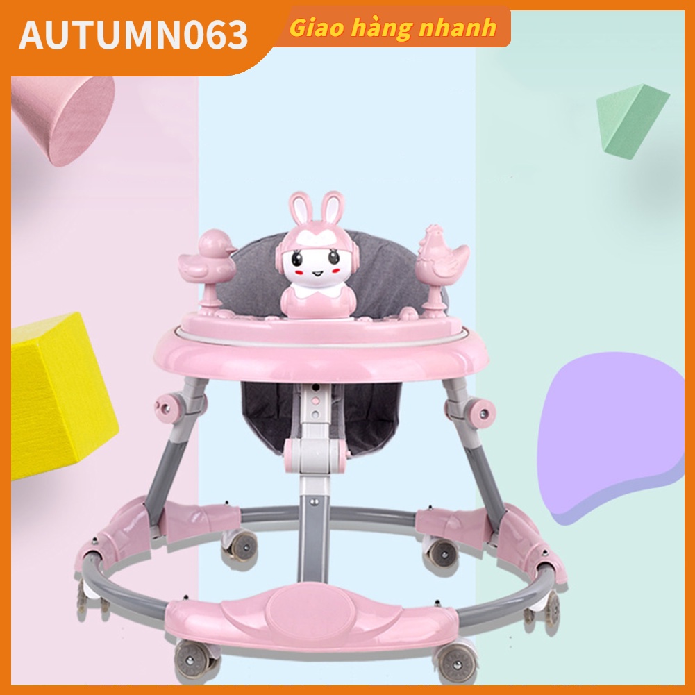 Giày Tập Đi Chống Lăn Có Thể Gấp Gọn Tiện Dụng Cho Bé Từ 6-18 Tháng Tuổi Mã 063