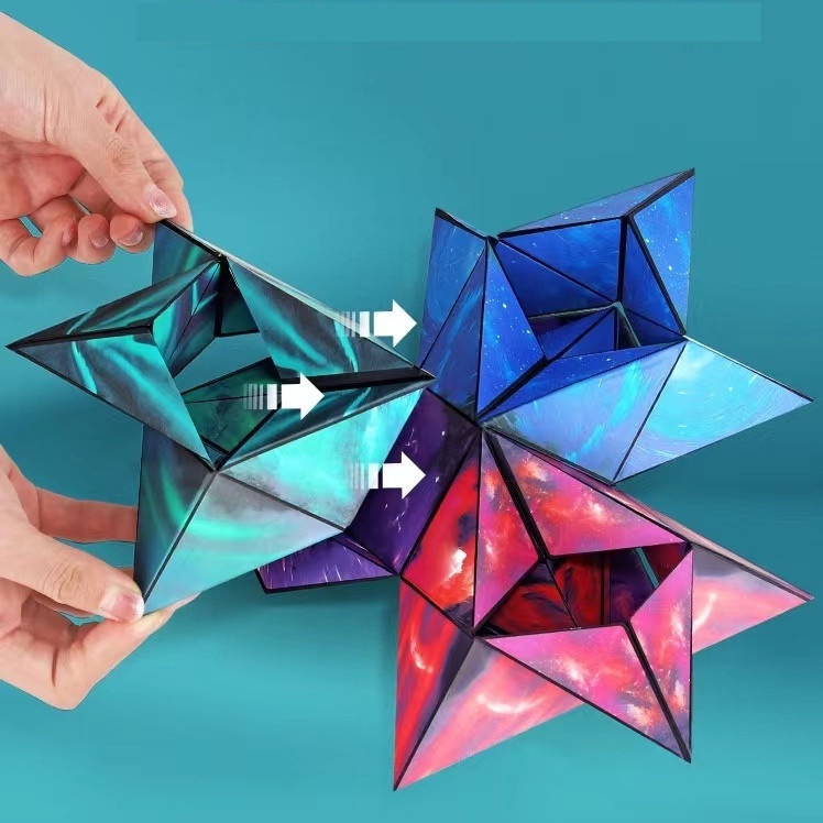 Khối Nam Châm Lắp Ráp Biến 72 Hình Galaxy Changeable Magnetic Magic Cube Rubik Biến Thể Xếp Hình Hình Học 3D