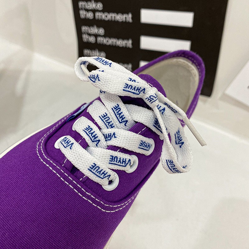 Mới Giày Thể Thao Vải Bạt Thời Trang Hàn Cho Nữ