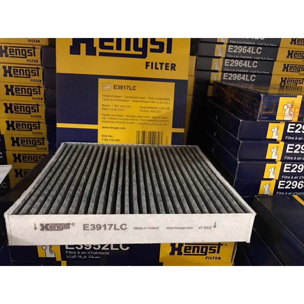 E3917LC Lọc gió điều hoà cacbon Honda City/CR-V/Civic, Nissan Navara, Triton, Toyota Outlander  2012, tucson...