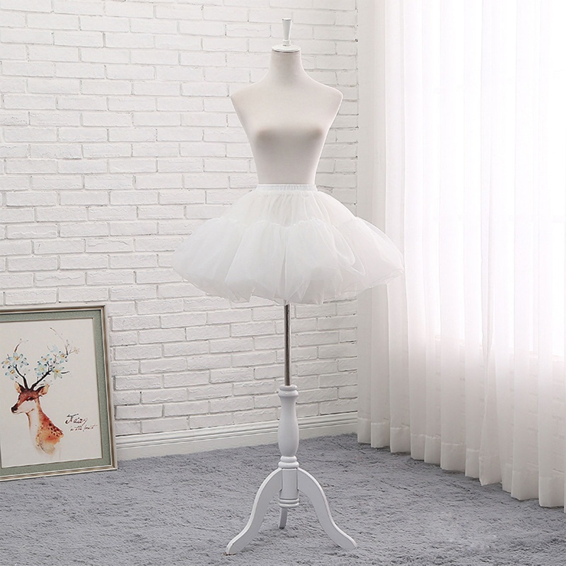 Chân Váy Xòe Ngắn Bằng Vải Organza Bồng Bềnh Cho Nữ