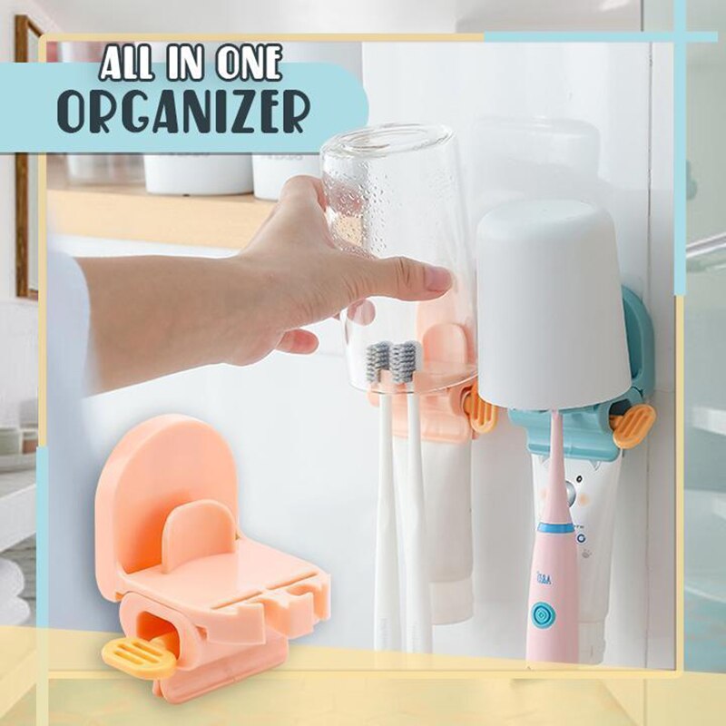Giá đỡ kem đánh răng 3 trong 1 tiện lợi