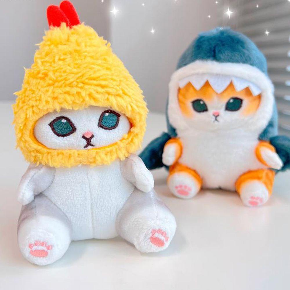 Móc Khóa Búp Bê Nhồi Bông Hình Chú Tôm Chiên Dễ Thương