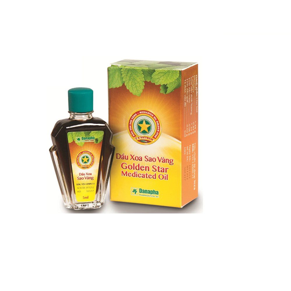 Dầu Xoa Sao Vàng Chai 5ml