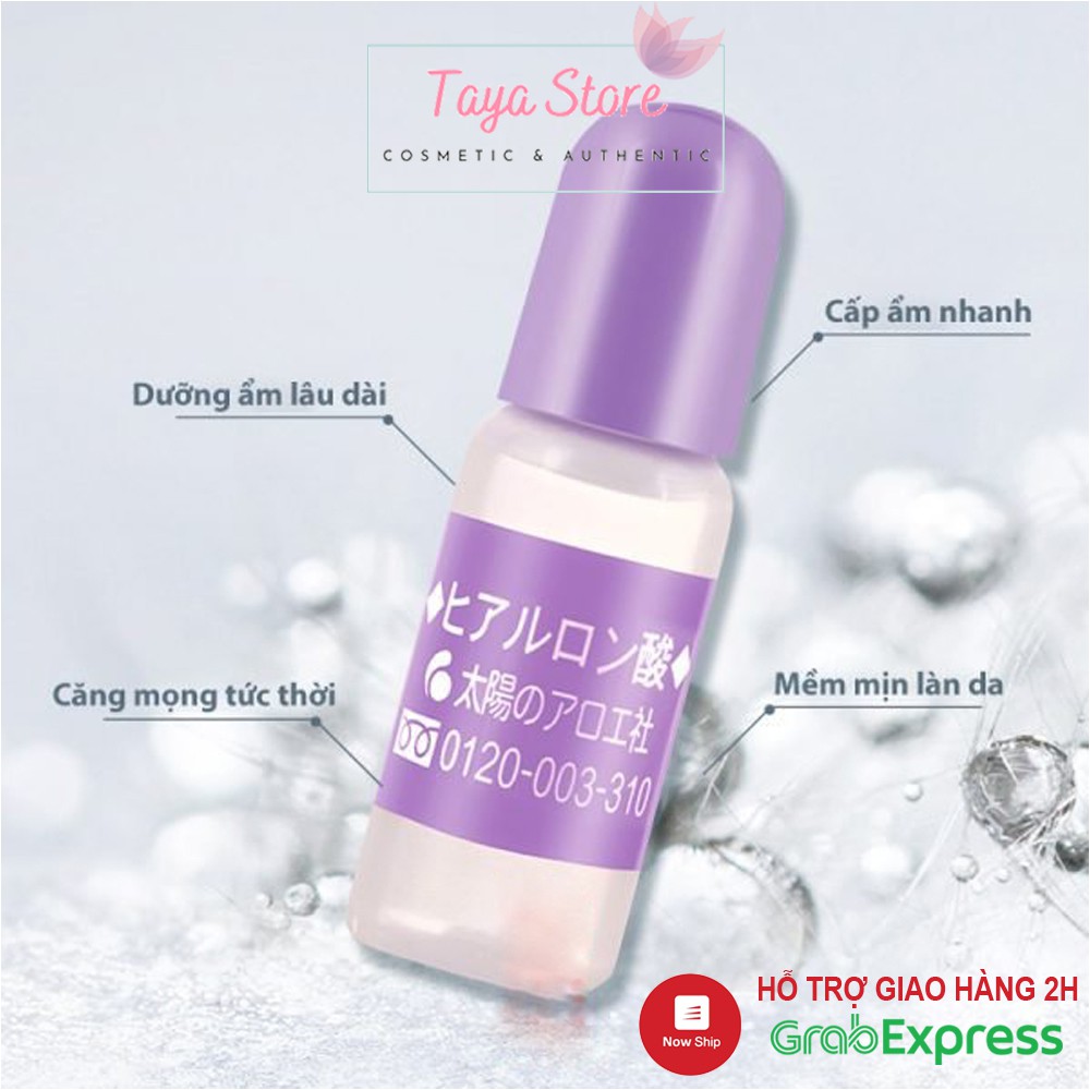Serum Cấp Nước HA Tím Hyaluronic Axit - Tinh Chất Dưỡng Ẩm HA Tím 10ml Nhật Bản