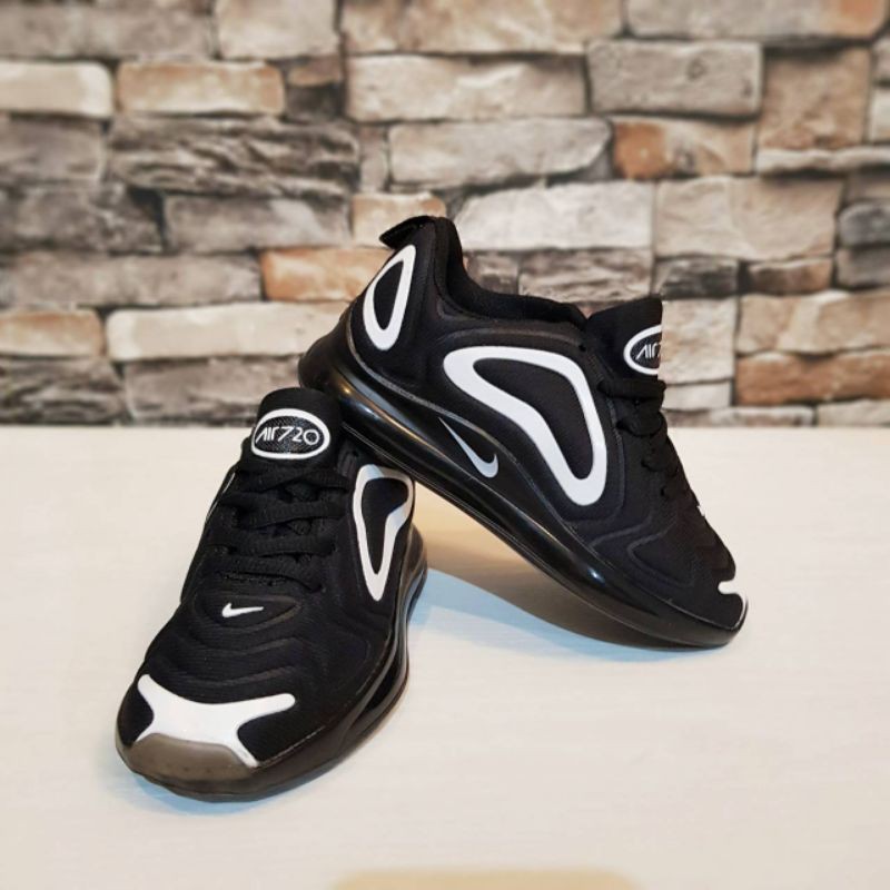 Giày Thể Thao Nike Air Max 720 Màu Trắng Đen Thời Trang Cao Cấp Cho Bé