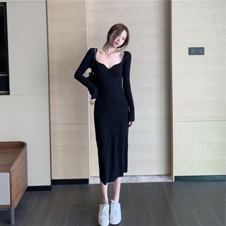 Đầm len thời trang thu đông cho nữ