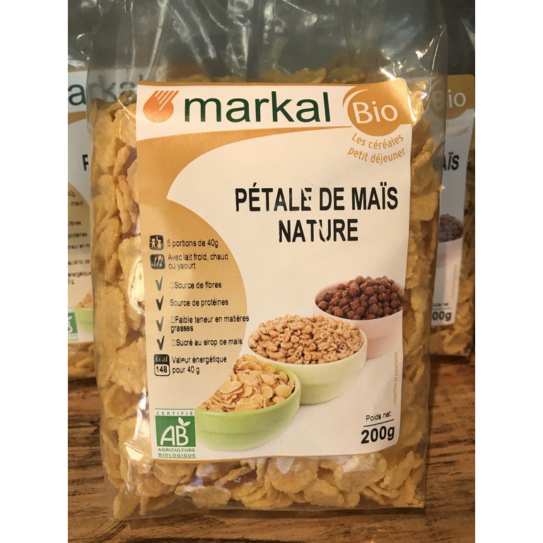 Ngũ cốc bắp ngô hữu cơ cán dẹp Markal thumbnail