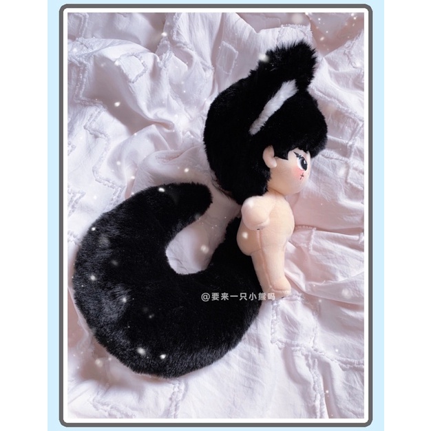 Doll 20cm Thời Mặc Chú Mèo Đen Đáng Yêu