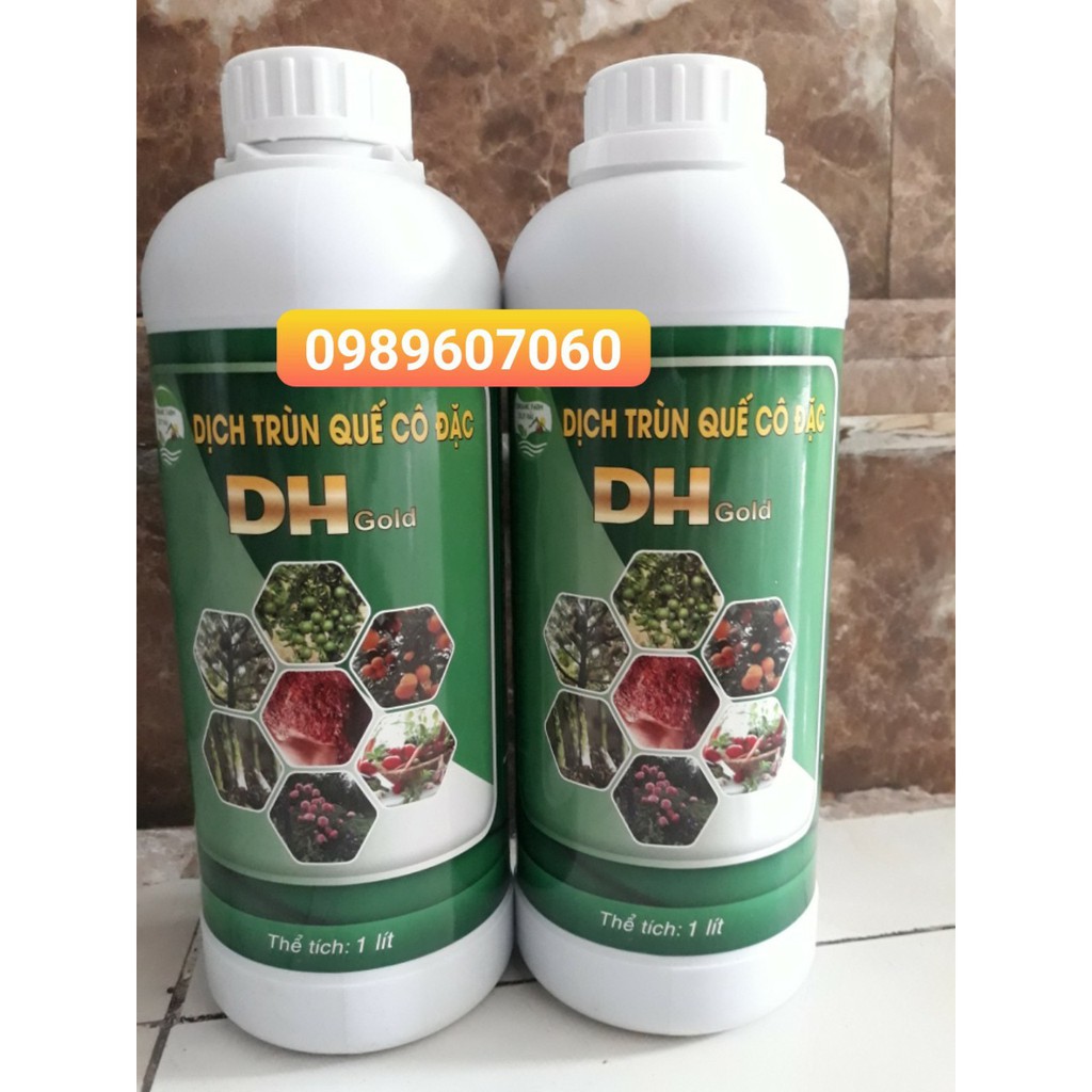 Dịch trùn quế DH đậm đặc pha 600 lít