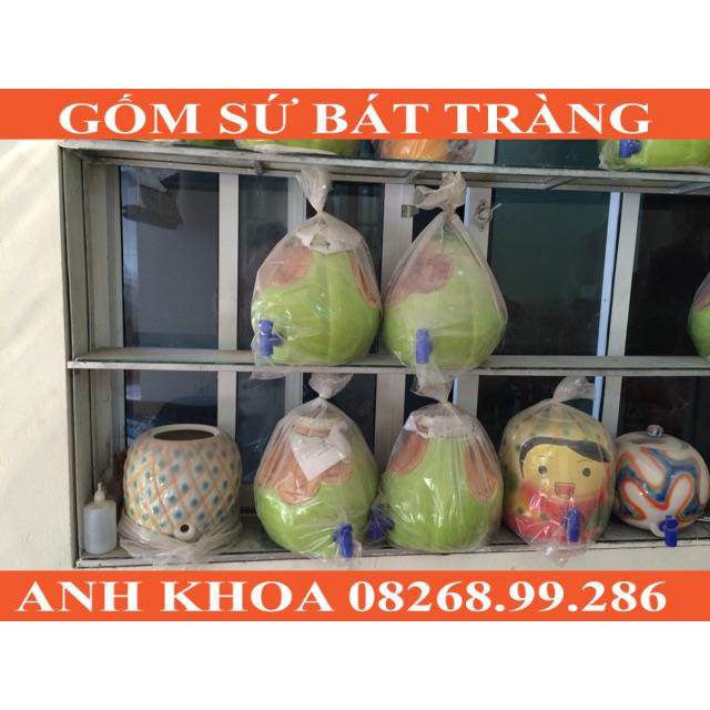Bình đựng nước - Gốm sứ Bát Tràng Anh Khoa