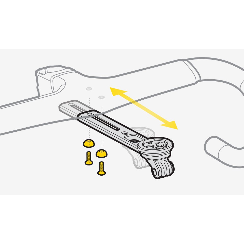 Pát gắn đồng hồ, đèn/camera trên xe đạp hiệu Topeak Cockpit Center Mount TC1032 | BigBuy360 - bigbuy360.vn