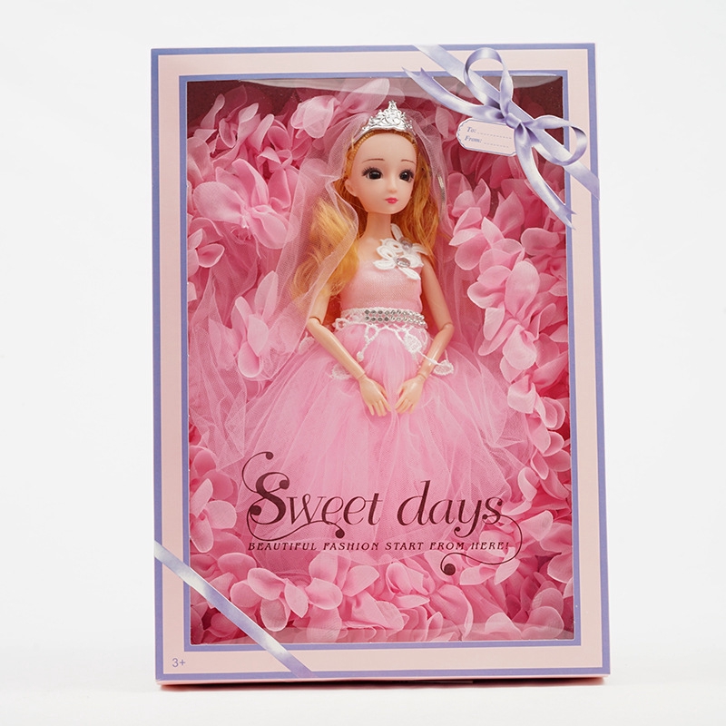 Bộ Đồ Chơi Búp Bê Công Chúa Barbie 40cm Xinh Xắn Cho Bé Gái