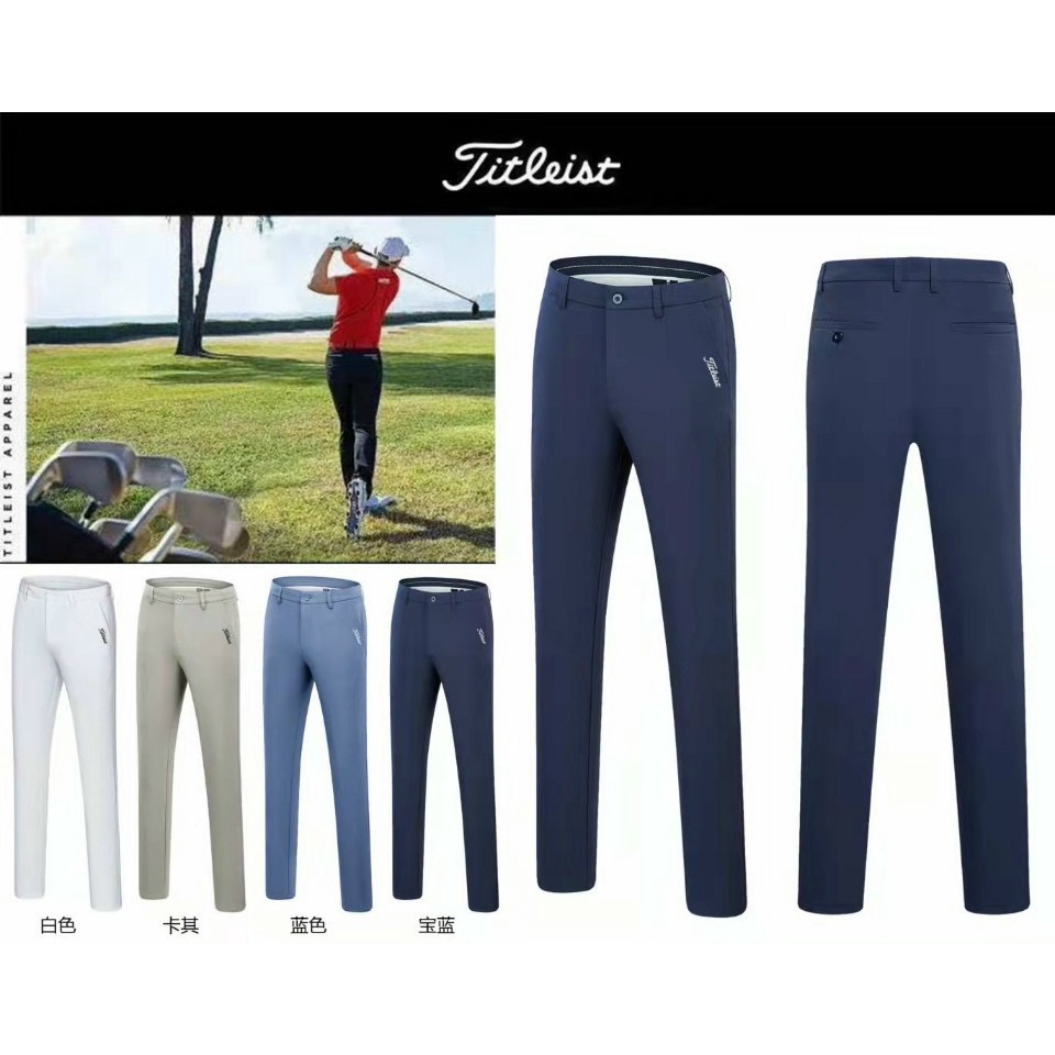 Quần Golf Nam Titleist Dáng Slimfit Tôn Dáng, Co Giãn 4  Chiều,