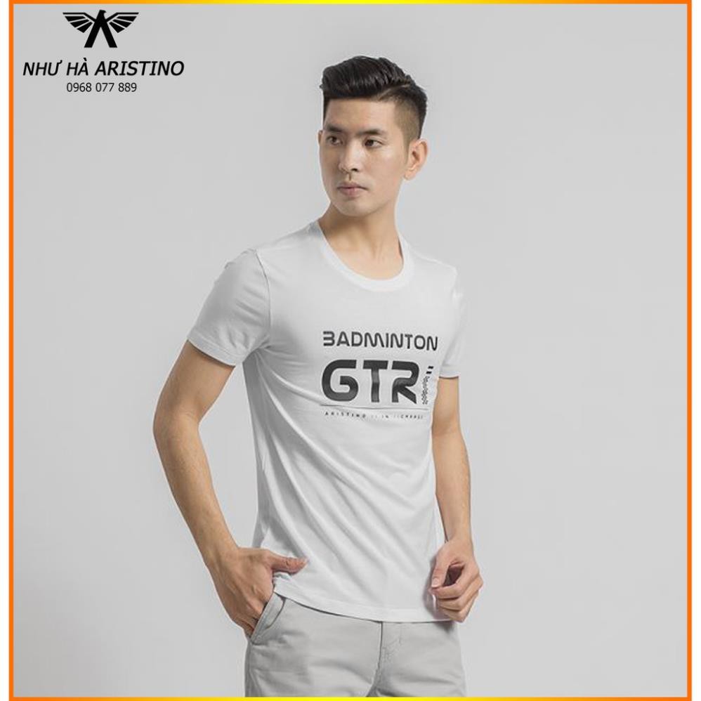 Áo T-shirt nam Aristino ATS005S9 Màu Trắng Slim Có XXL (OD) ་