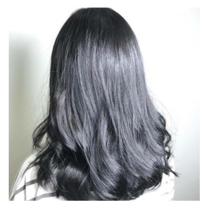 Thuốc nhuộm tóc màu than chì bằng màu phủ bóng Hàn Quốc NEV COLOR 450ML