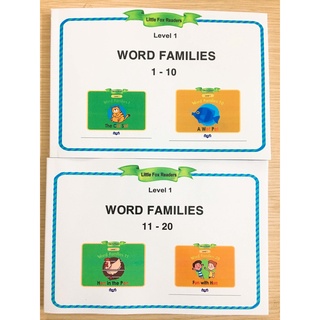 Đồ chơi - Little fox level 1- word family- 20tr