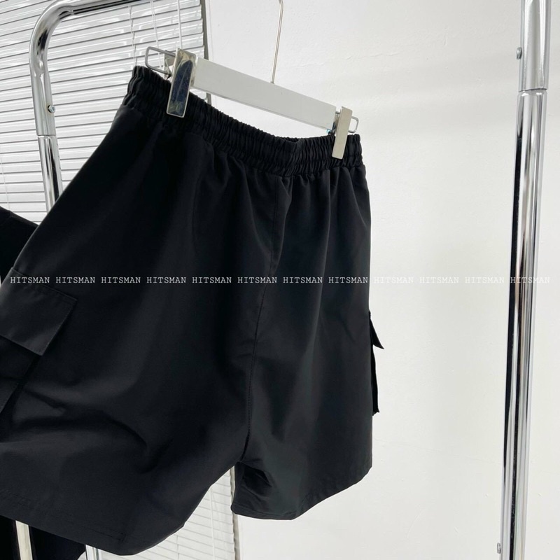 Quần Short kaki túi hộp Unisex