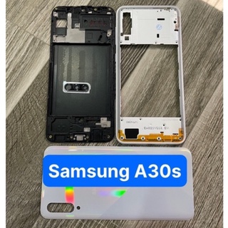 bộ xương vỏ samsung A30s ,kèm khay sim,phím,kính camera