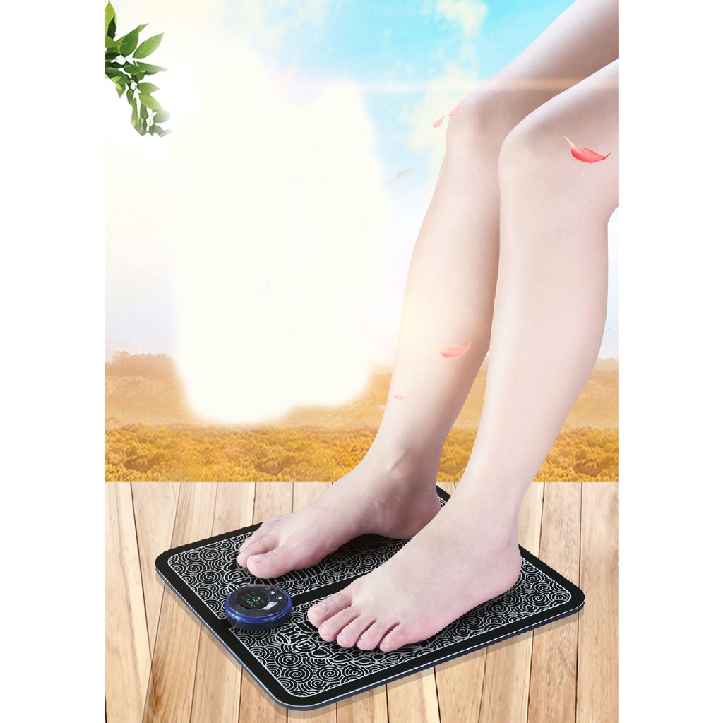 Máy mát xa chân trị đau nhức chân 8 cấp độ dành cho người già, thoải mái dễ dàng mang đi