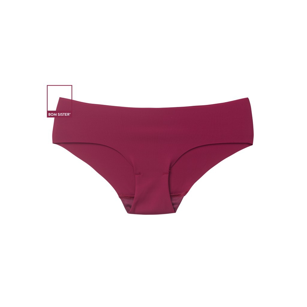 Quần lót su đúc lưng thấp cắt viền màu trơn đáy may BOM SISTER Q0406 | BigBuy360 - bigbuy360.vn
