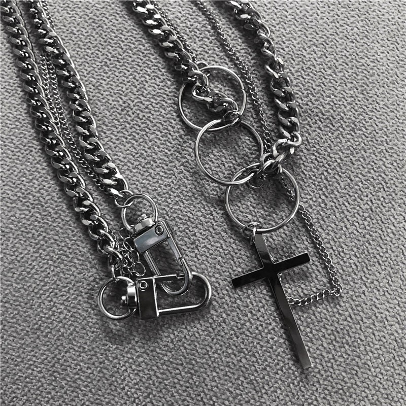 Vòng Cổ Mặt Chữ Thập Phong Cách Hip Hop Thời Trang Cho Nam Và Nữ