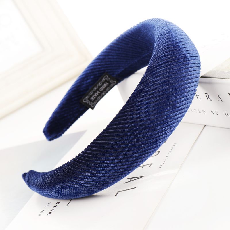 Băng Đô Vải Nhung Lấp Lánh Bản Rộng 8 Màu Lựa Chọn Phong Cách Hàn Quốc Cho Nữ