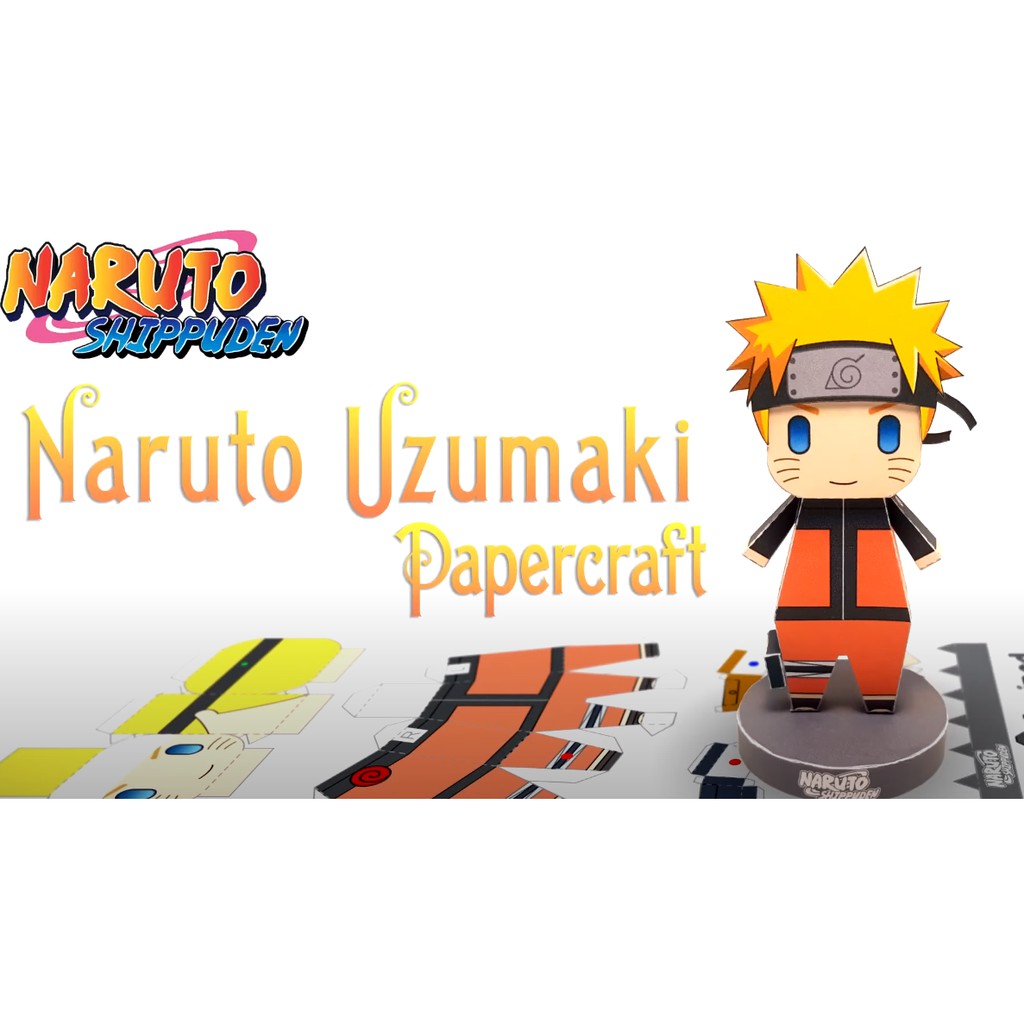 Mô hình giấy Anime Chibi Naruto Uzumaki - Naruto Shippuden OS3